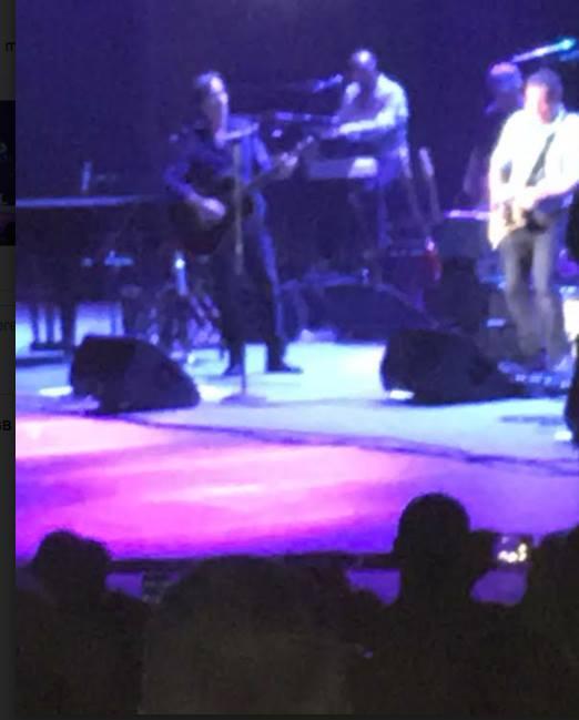 Great show last night at PNC Bank Arts Center in Holmdel, N.J. ... Little Steven and the Disciples of Soul, Jackson Browne, Peter Wolf and Jaimoe's Jassz Band (Allman Brothers Band drummer's band). Bruce Springsteen showed