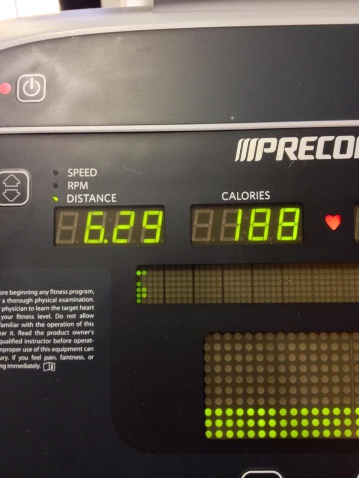 Good 30 min. warmup on the bike before moving on to weights.