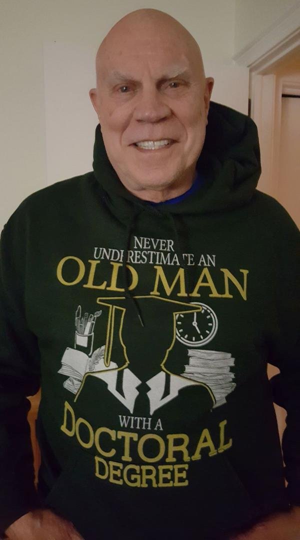 Mary gave me a new shirt. Entered Senior Games last week in bowling and today in 3 swim events. 2nd in bowling. Only beat 1 guy in swim events. Just 2 in each event.