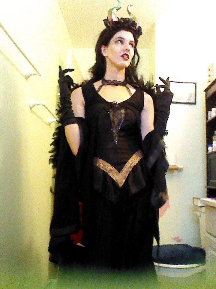my granddaughter made this she looks good in it