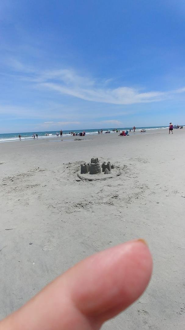 Castle at the beach