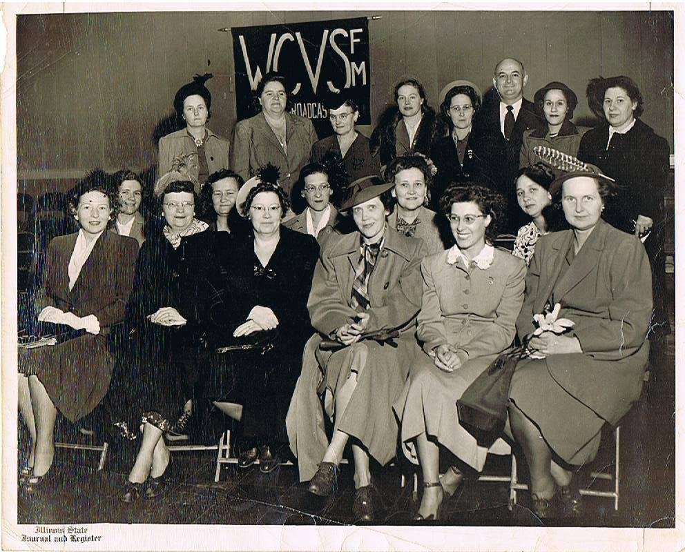 P.T.A. Chairmen 1948 for WCVS FM.... My Grand Mother is in the first row second from the right... the one with the brightest smile!!
