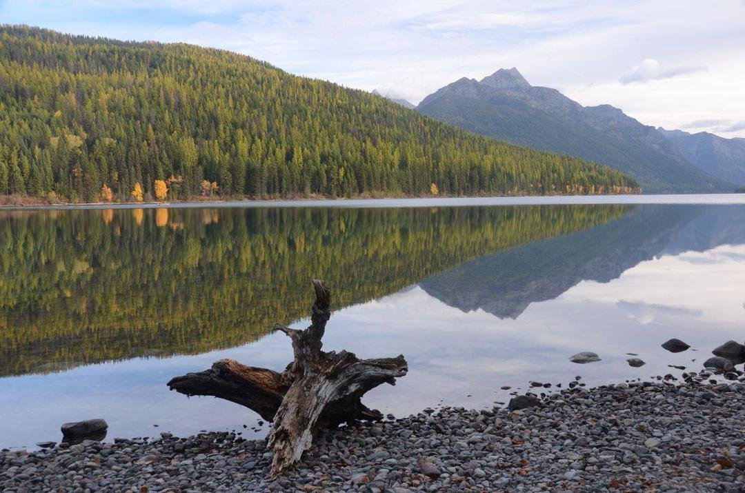 West Glacier lake
