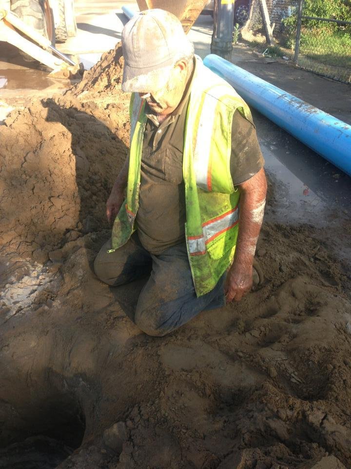 Water leak in London