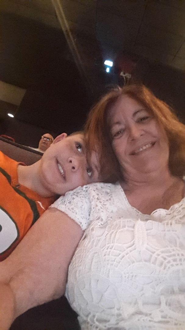 At movies with my favorite great grandson. LOGAN will start soon.