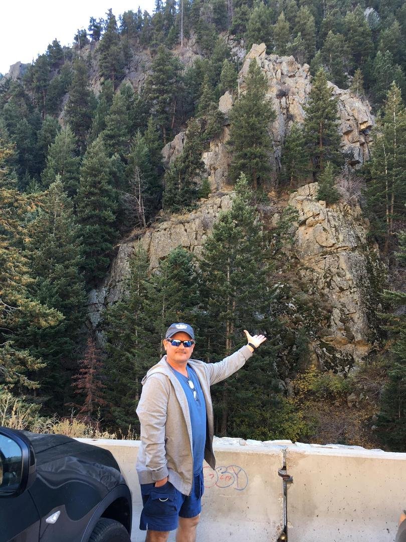 Scenic drive back down to Boulder from Nederland for great food and scenery