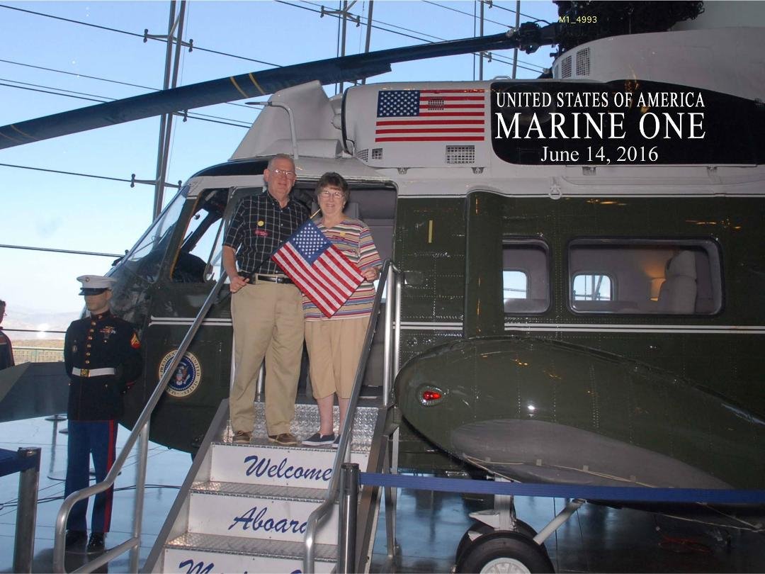 Marine One at Reagan Presidential Library. Well worth the visit in Simi Valley, CA!