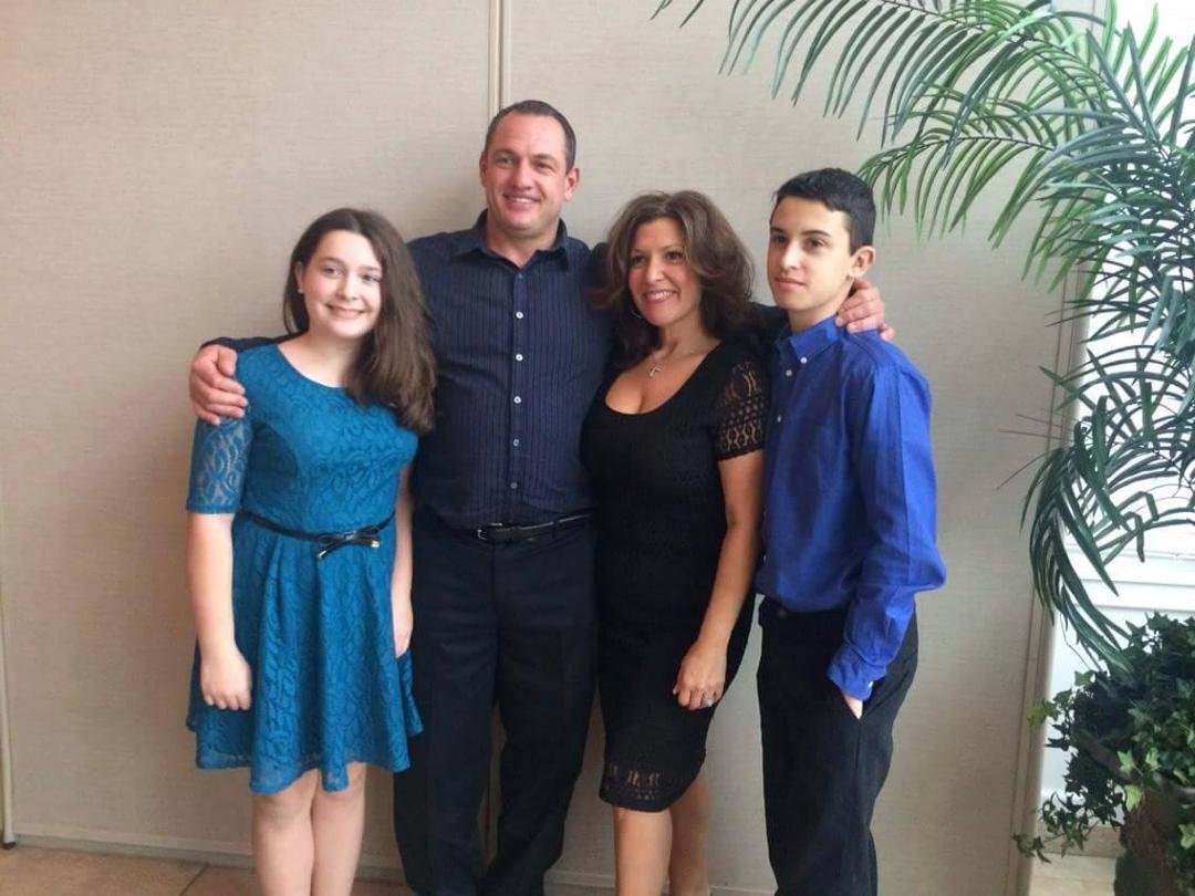 My handsome son and his beautiful family