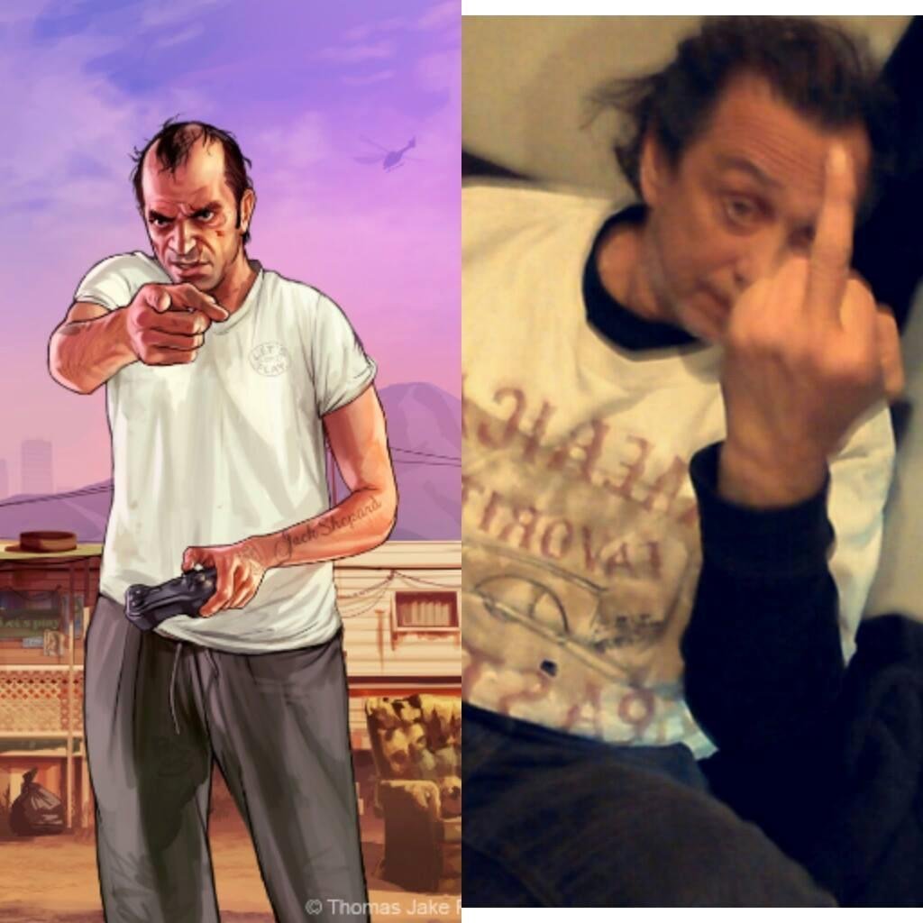 Lmao my uncle and Trevor from GTA 😂😂😂