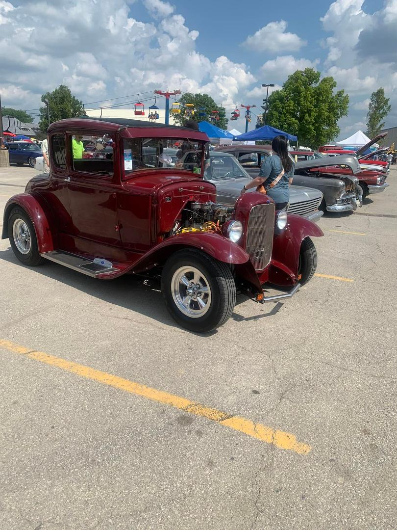 I drove my old car to the Good Guys car show in Columbus what a fun time around 7,000 cars to see of course you can’t see all of them in 3 days