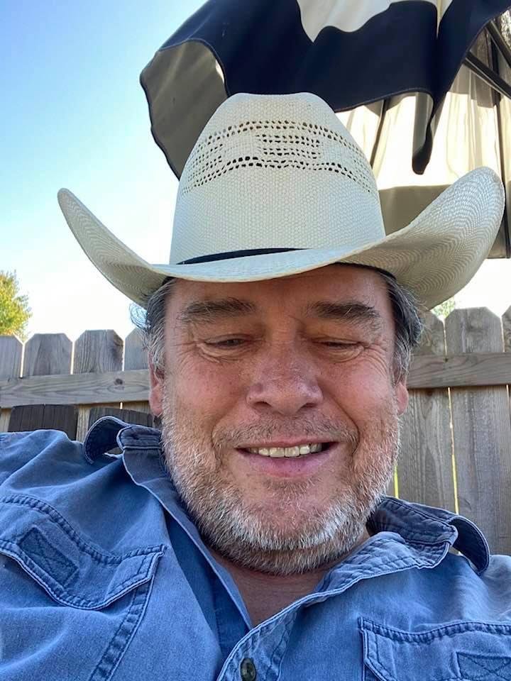Only photo ever taken of me in a cowboy hat!