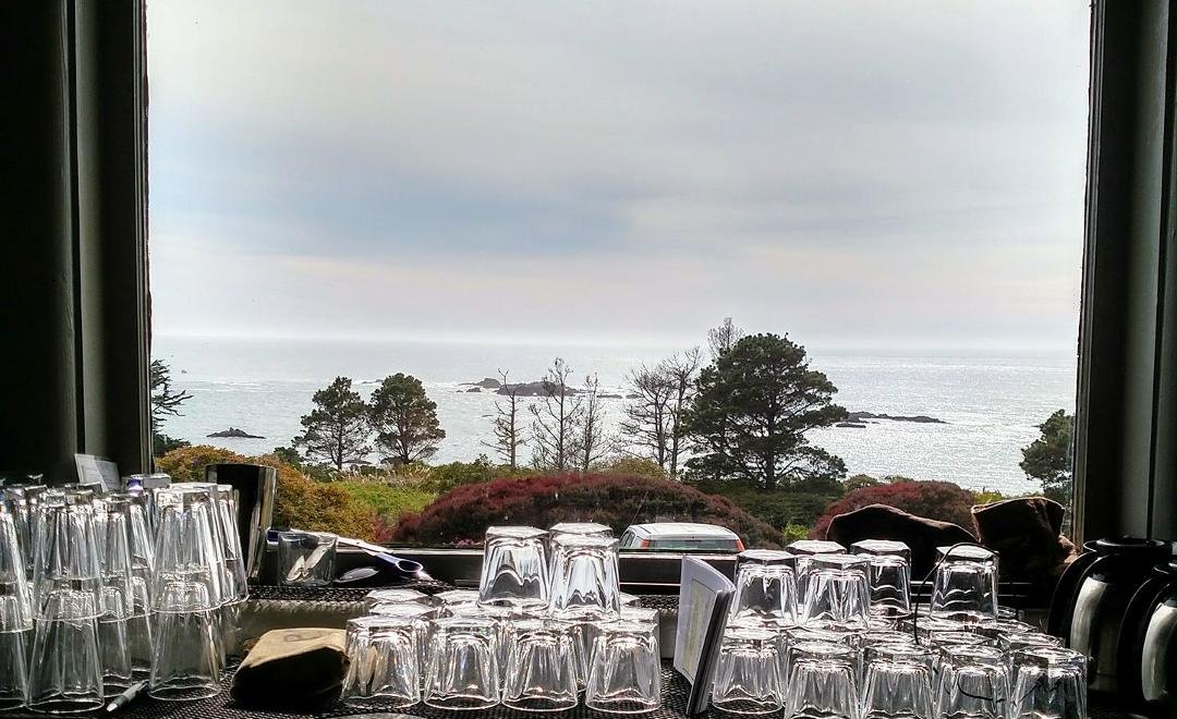 Not a bad view from the bar at Little River Inn.