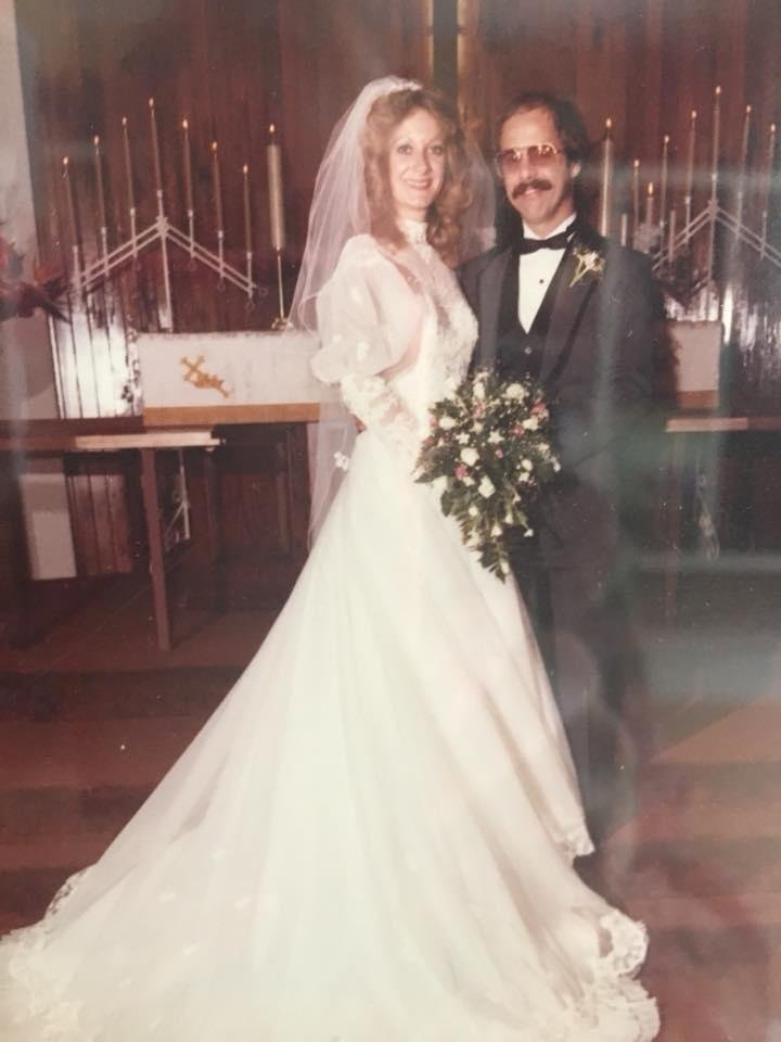 40 years ago we met.....35 years ago on May 1st we made it official. Happy Anniversary to my partner, who has made me laugh throughout the years..