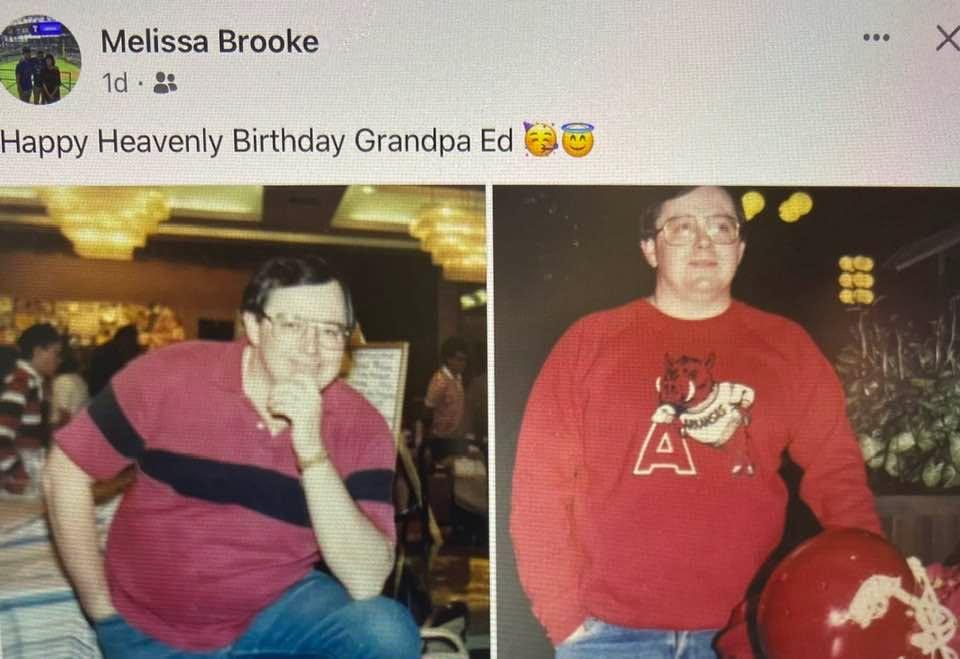 …Grandpa Ed   and   Brother Ed ❤️