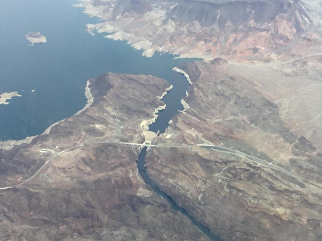 Lske Meade and Hoover Dam homeward from the DEMA show at Las Vegas, 2016