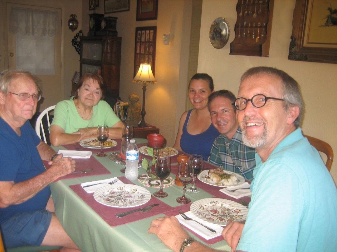 Sometimes things done on the spare of the moment can be the best. We had a great evening here last night with good friends and loving family with lots to chat about, share, and laugh about over the dinner table. Thank you,