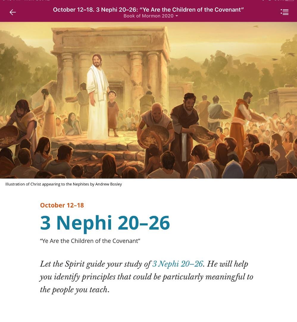 Sunday school Message