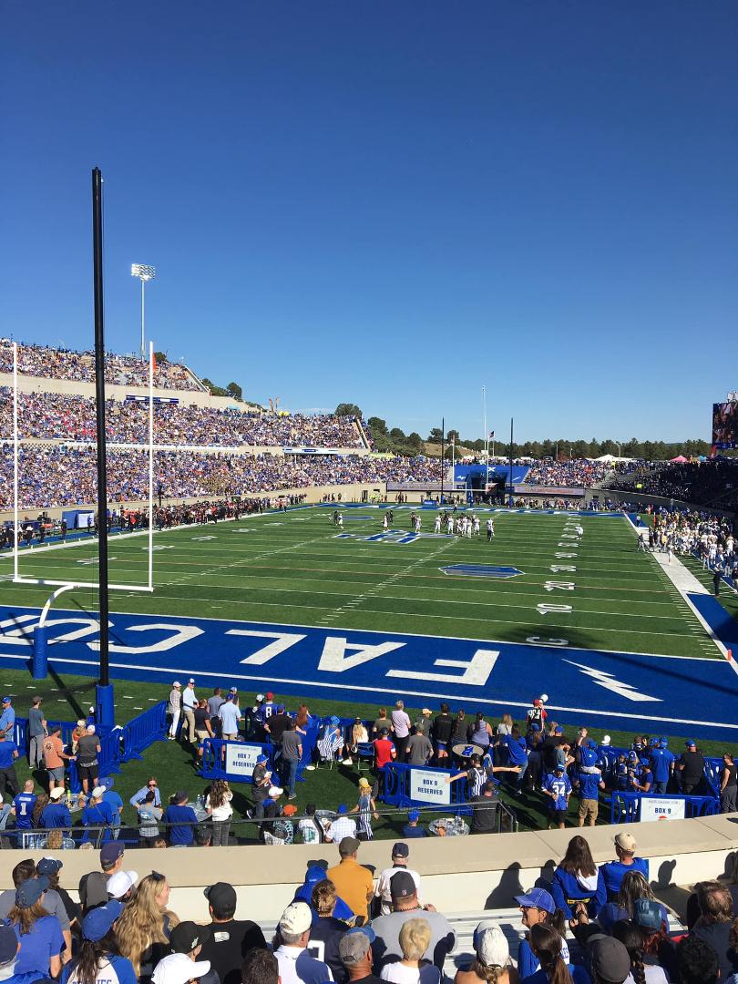 Air Force, Navy game today. Great weather