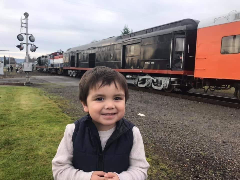 My great-grandson enjoying his birthday. I'm so proud of him and his parents!