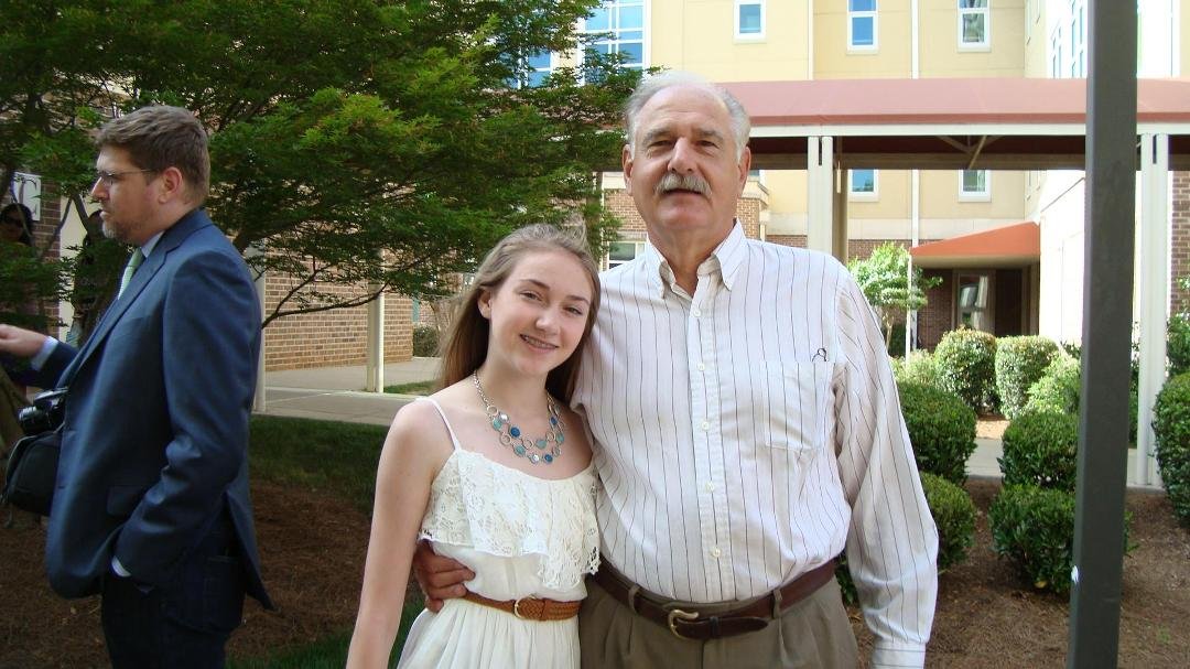 8th grade graduation of Stephanie