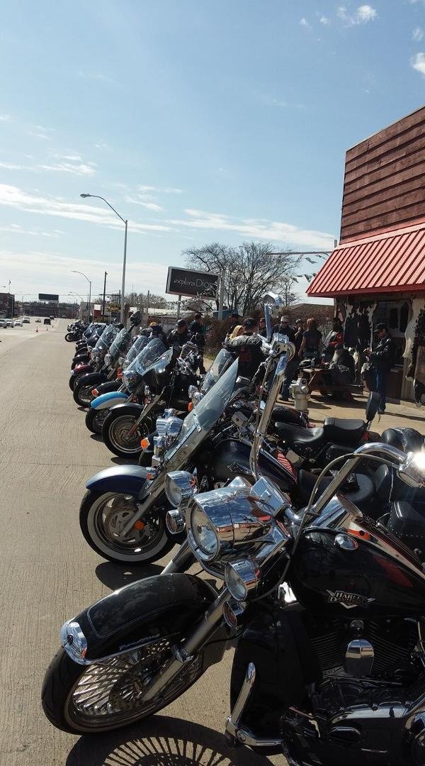 Getting ready to ride.