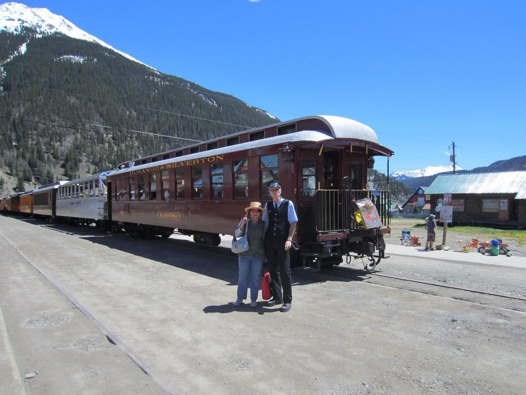 The Durango train from Durango to Silverton.