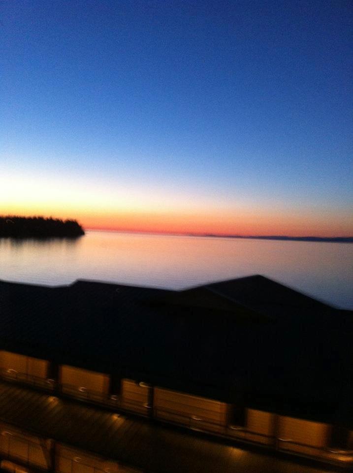 Beautiful end to a wonderful day!