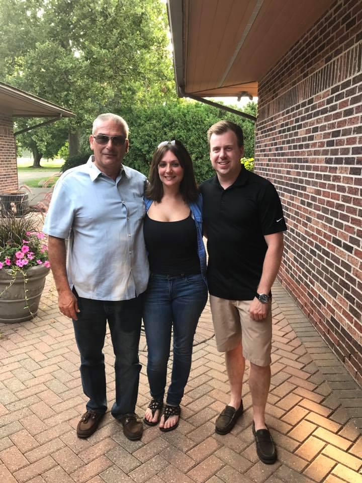 With my step daughter and ERIC Moir.