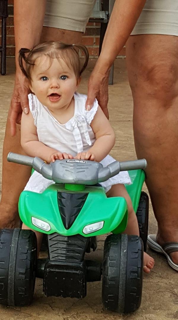 Makenna starting to drive!