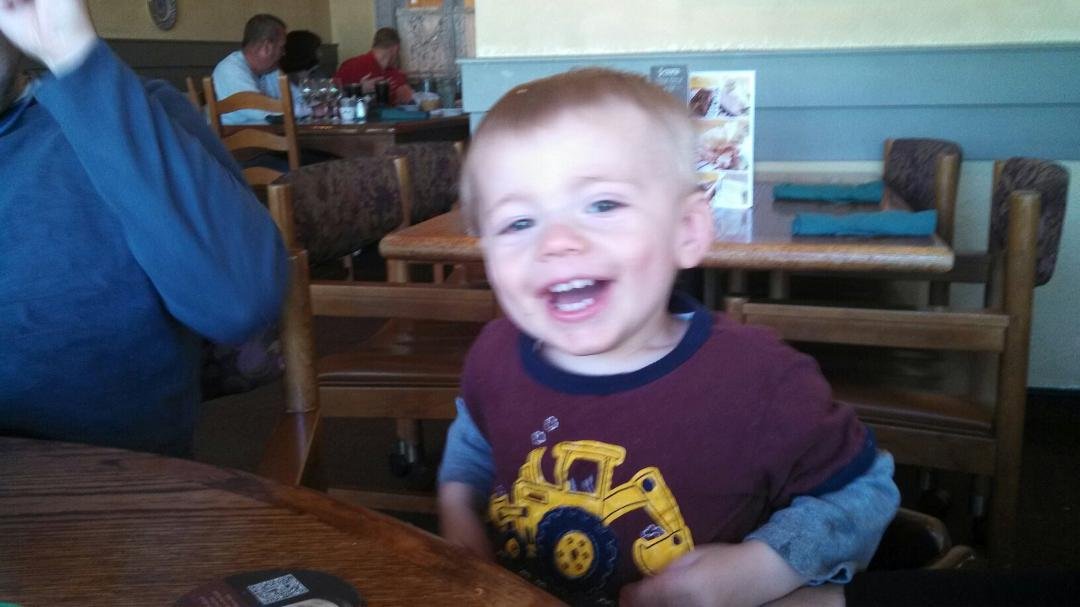 Lunch with Johnnie on the way home