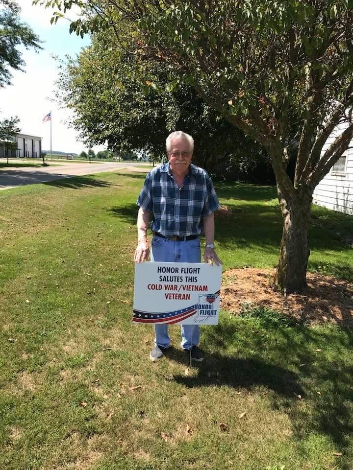 Don Shaffer with Honor Flight