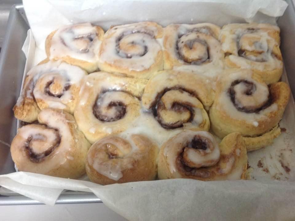 Here Laura this is how the cinnamon buns turned out they are yummy 🌹🌺🌷