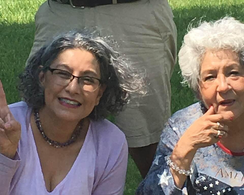 Me and my sister visiting my momma!