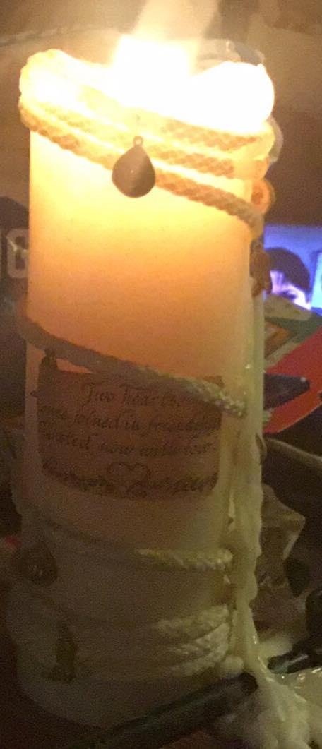 Tonight my wife and myself, lit our unity candle for the 23rd time. Sometimes it feels like it was just yesterday that we met.