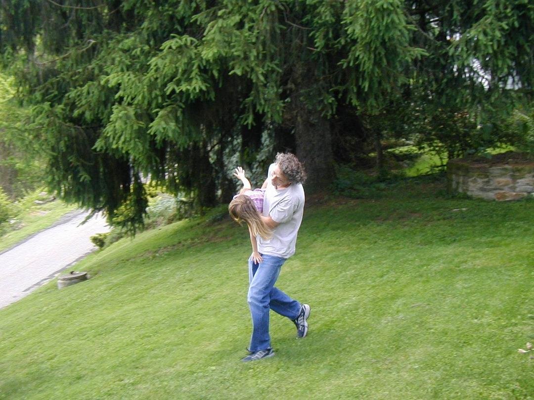 One of my favorite pictures Dave with Grace.