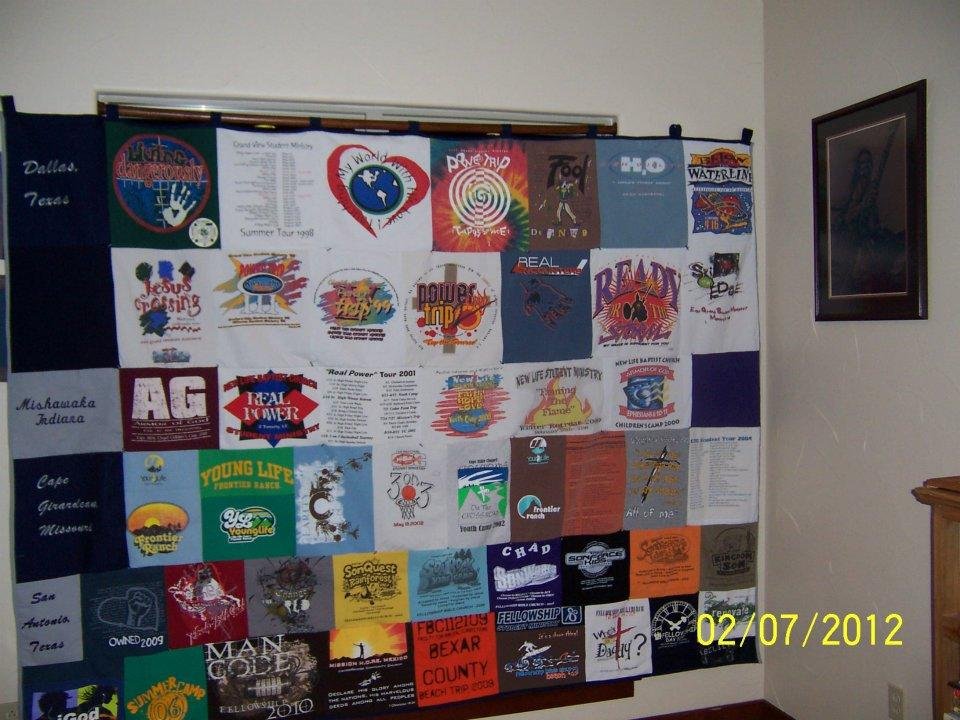 Dottie Edquist's album, Chad's wall hanging