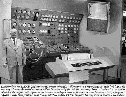 Home computer prediction from the past