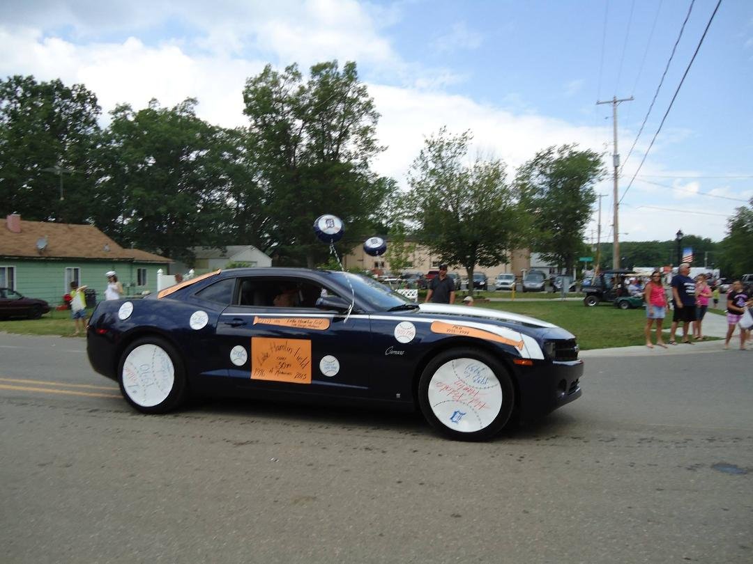 This was another Parade I was in with my Camaro, to Promote the Luke Hamlin ball field in Lake George, Michigan. Luke was a Detroit Tiger in 1933-1934