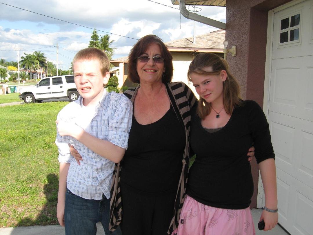 Me with my friend's kids. It was their Mom's birthday and we all went out to dinner at Sakura Japanese Steak House. GREAT time in Cape Coral, FL