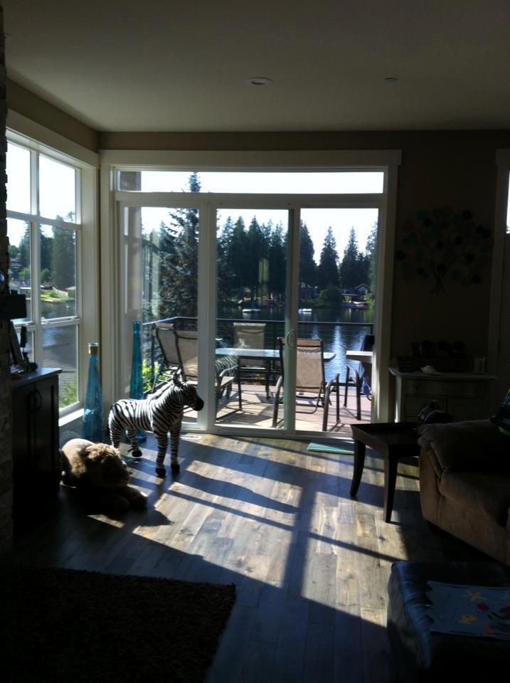 Beautiful view from inside their house