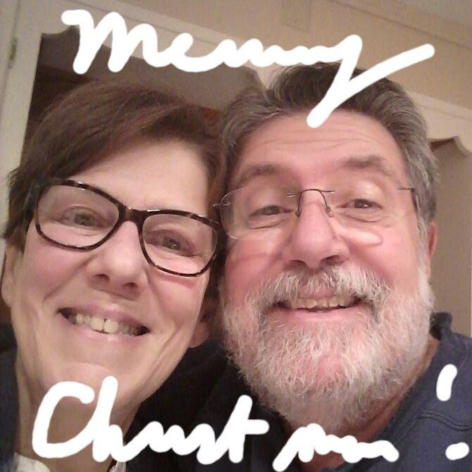Our Christmas eve selfie!