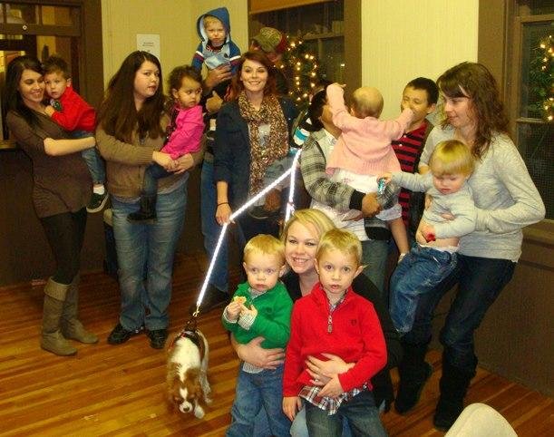 Christmas Eve Celebration 2012 at the Santa Fe Depot, Tonkawa