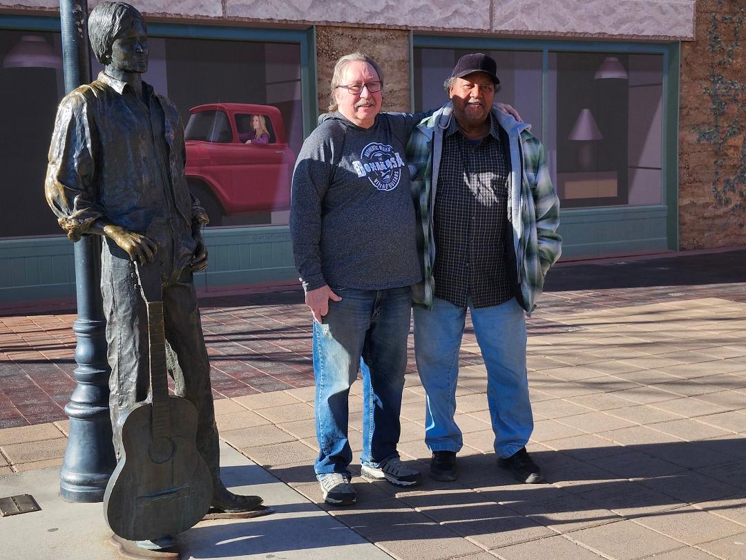 Standing on the corner in Winslow AZ.