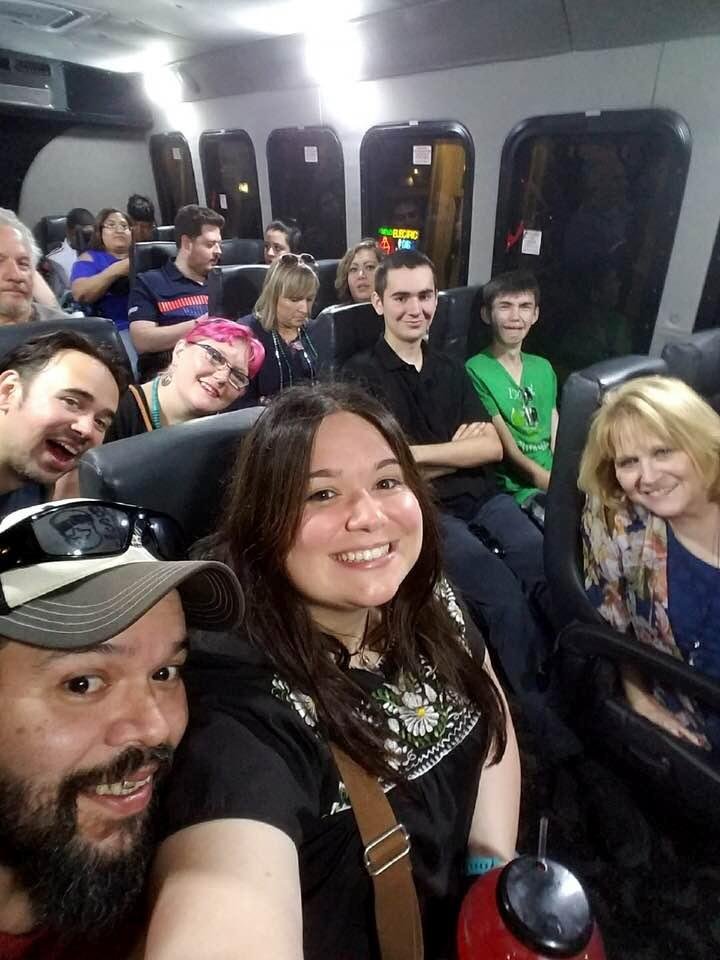 Getting ready to go on the Ghost Tour 👻