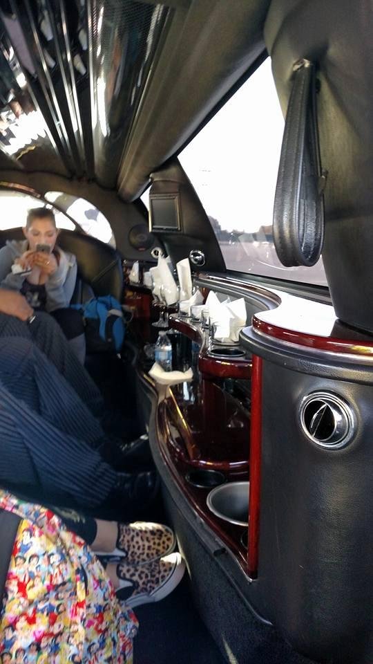 Limo ride to work