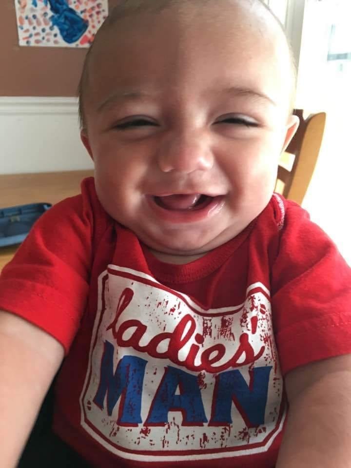 Can't believe this little man it's going to be a year old on Saturday Nana loves you