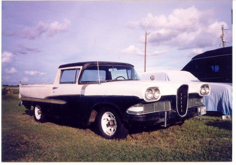 We called it the road warrior, my last big project, a 58 Ranchero with an Edsel nose, it was a blast to drive.