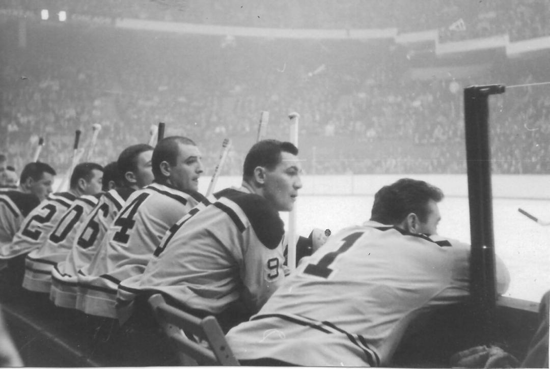 This is the view from our Bruins seasons ticket seats in the late 60’s. We were next to Eddie Johnston. John Bucyk, Forbes Kennedy, Don Awrey and others. There was no separation between the players and the fans. The glass b