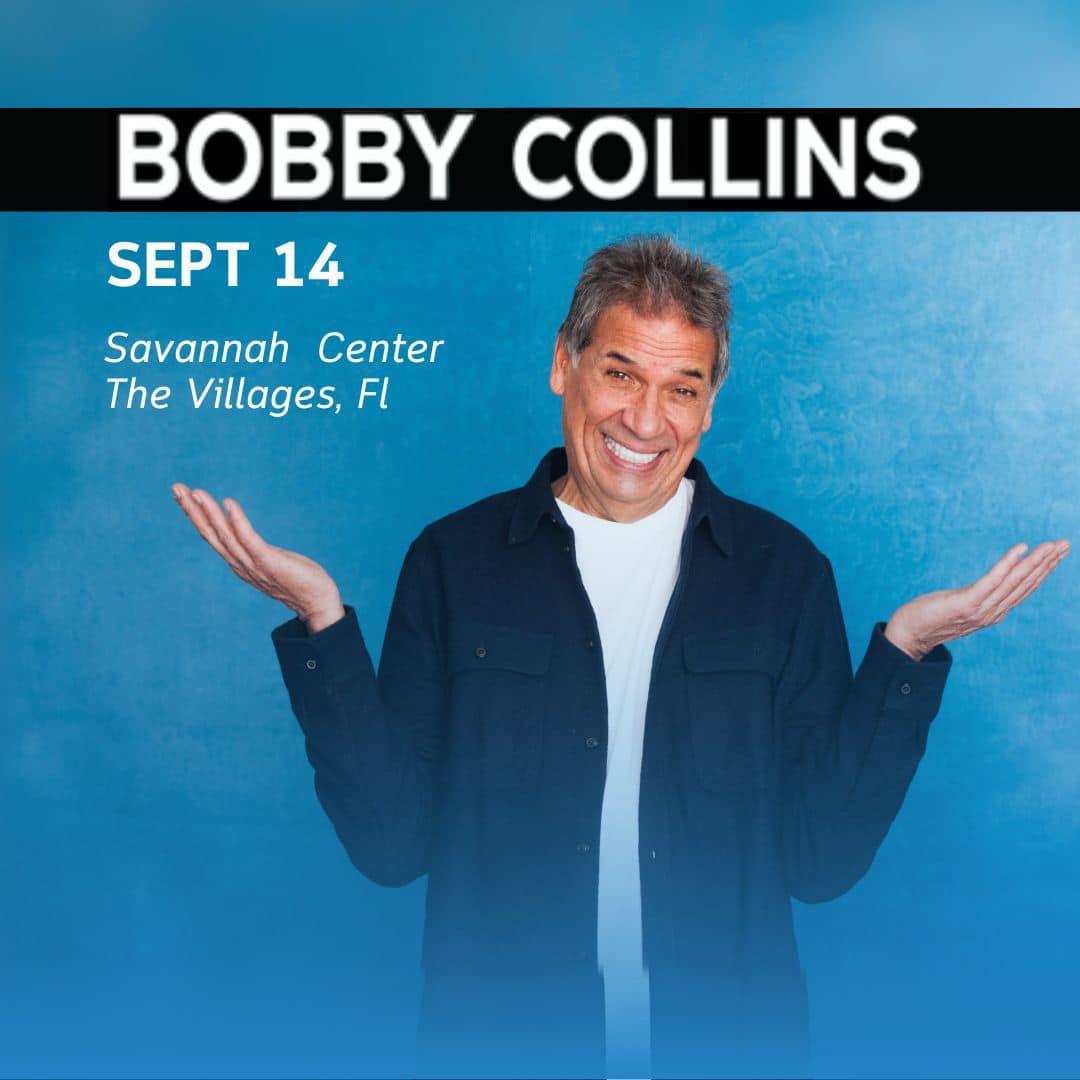 👋🏻 #thevillagesfl #florida I will be performing at the Savanah Center on September 14th. We’ve got a lot of things to talk about as always!
.
.
.
.
#bobbycollins #bobbycollinscomedian #standupcomedy #floridalife #tagafri
