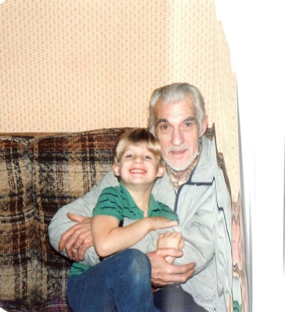Michael and Grandpa Limoges